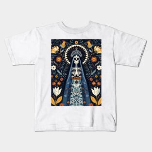 Santa Azul Blue Saint Kids T-Shirt